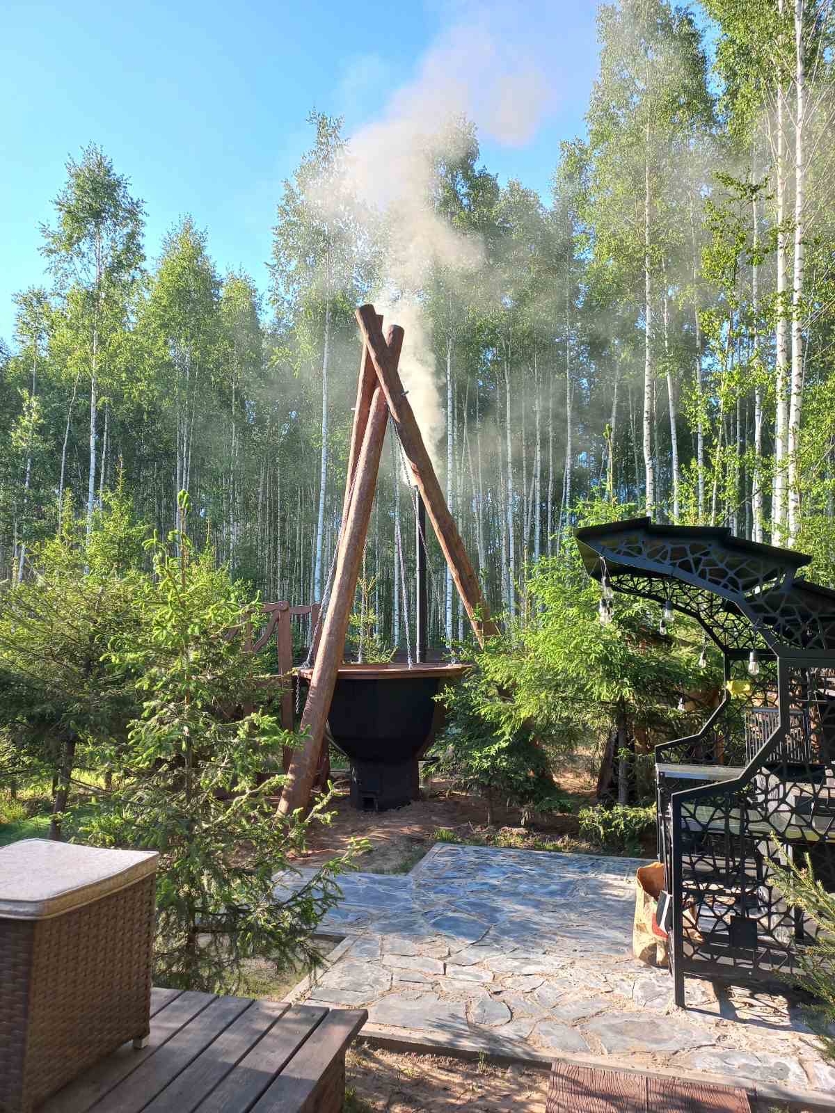Горячий чан вечером